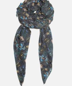 Women’s cashmere and modal print foulard FLAVORS Art 11030