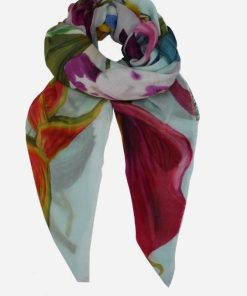 Foulard donna con stampa Flowers Art 12070