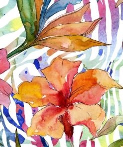 Foulard donna stampato Flowers Art 12040