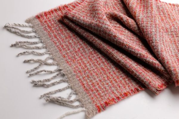 Cashmere and wool scarf